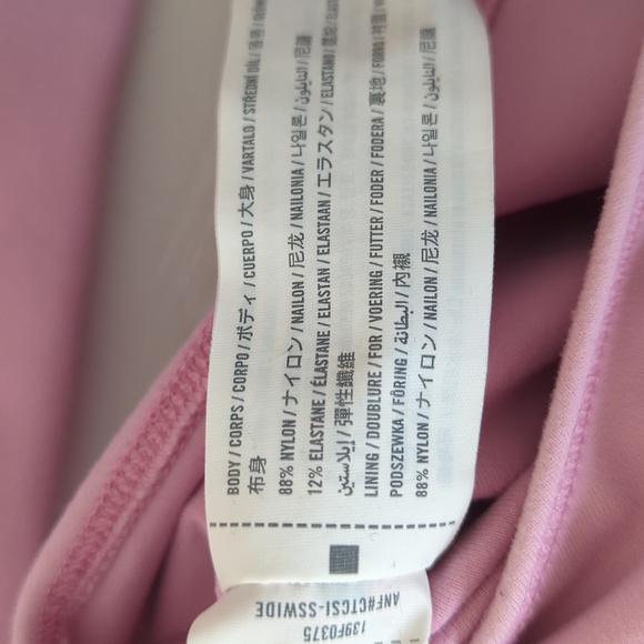 Abercrombie & Fitch Form Fitting Scoop Neck Long Sleeve Thong Bodysuit Purple S - Picture 5 of 12